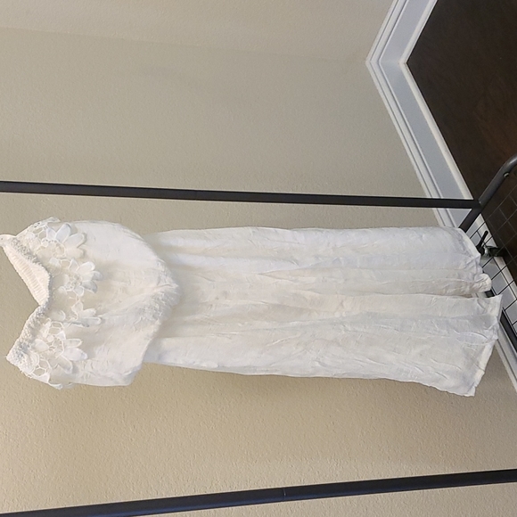 Nwt!J gee white strapless romper/ cover up - Picture 2 of 7
